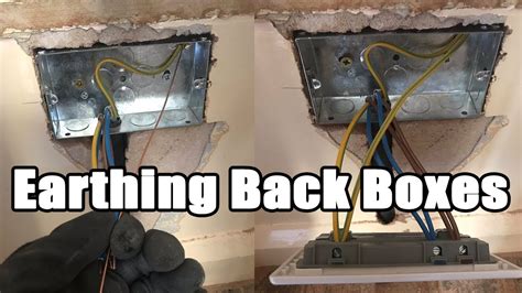 metal back box earth connection